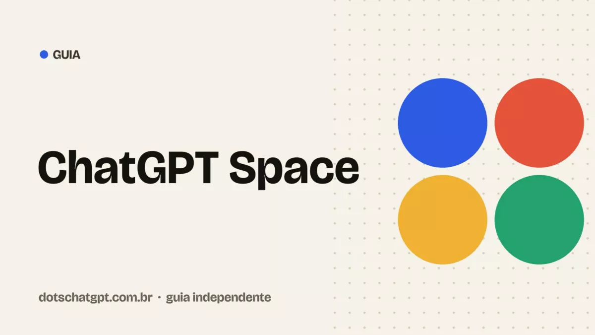 Ilustração do guia Dots: ChatGPT Space