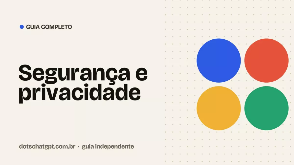 Ilustração do guia Dots: Segurança e privacidade