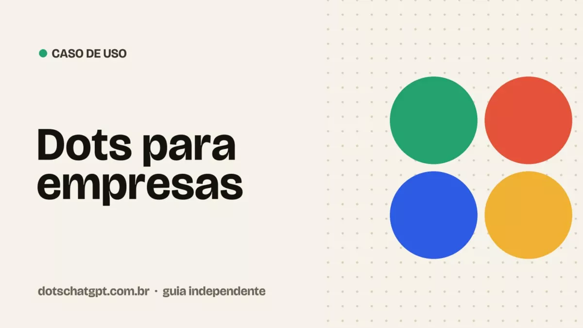 Ilustração do guia Dots: Dots para empresas