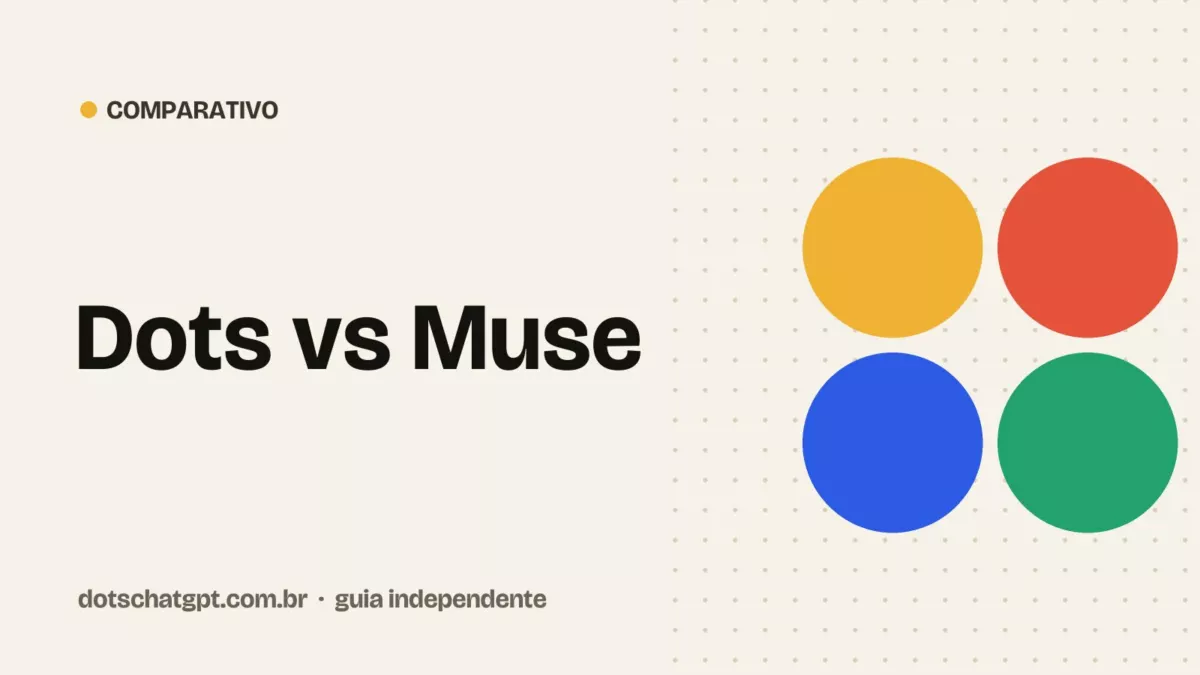 Ilustração do guia Dots: Dots vs Muse