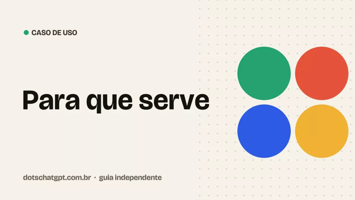 Ilustração do guia Dots: Para que serve