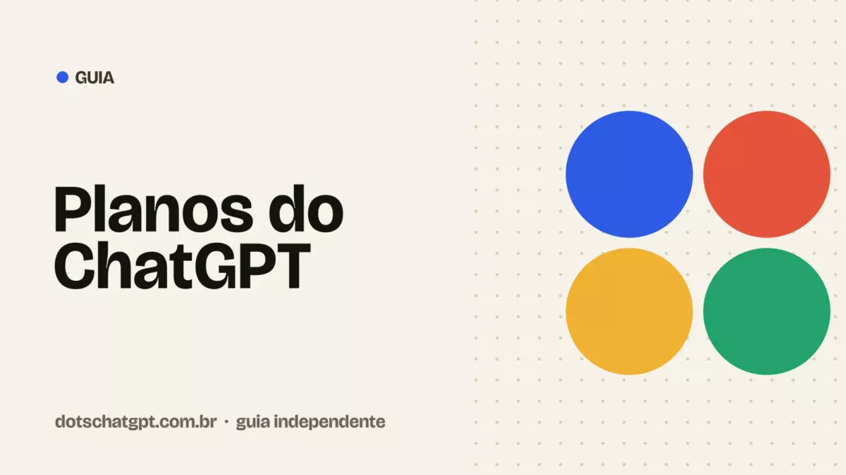 Ilustração do guia Dots: Planos do ChatGPT