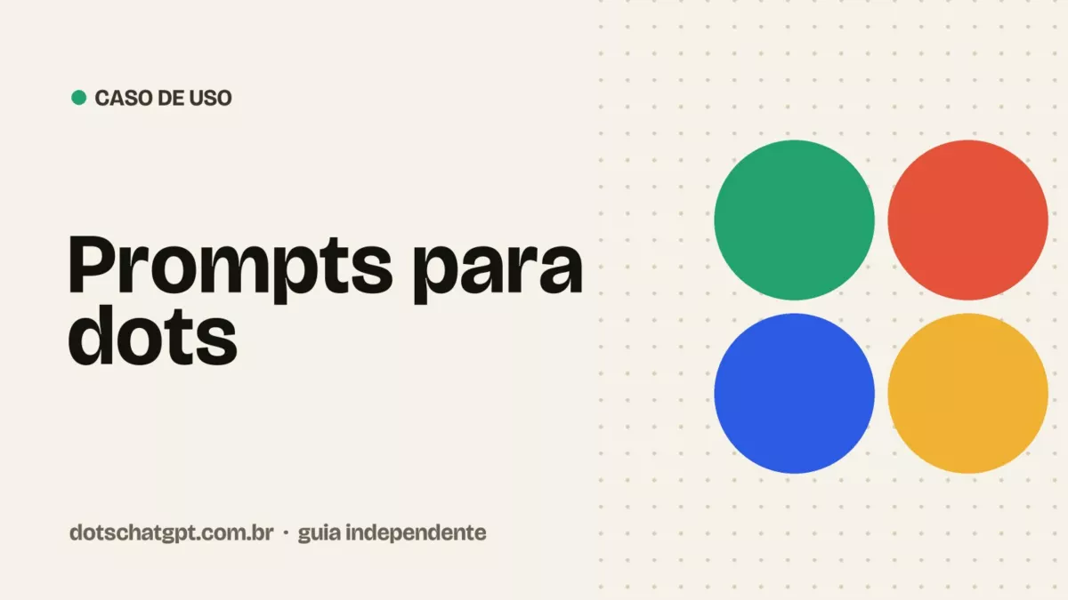 Ilustração do guia Dots: Prompts para dots