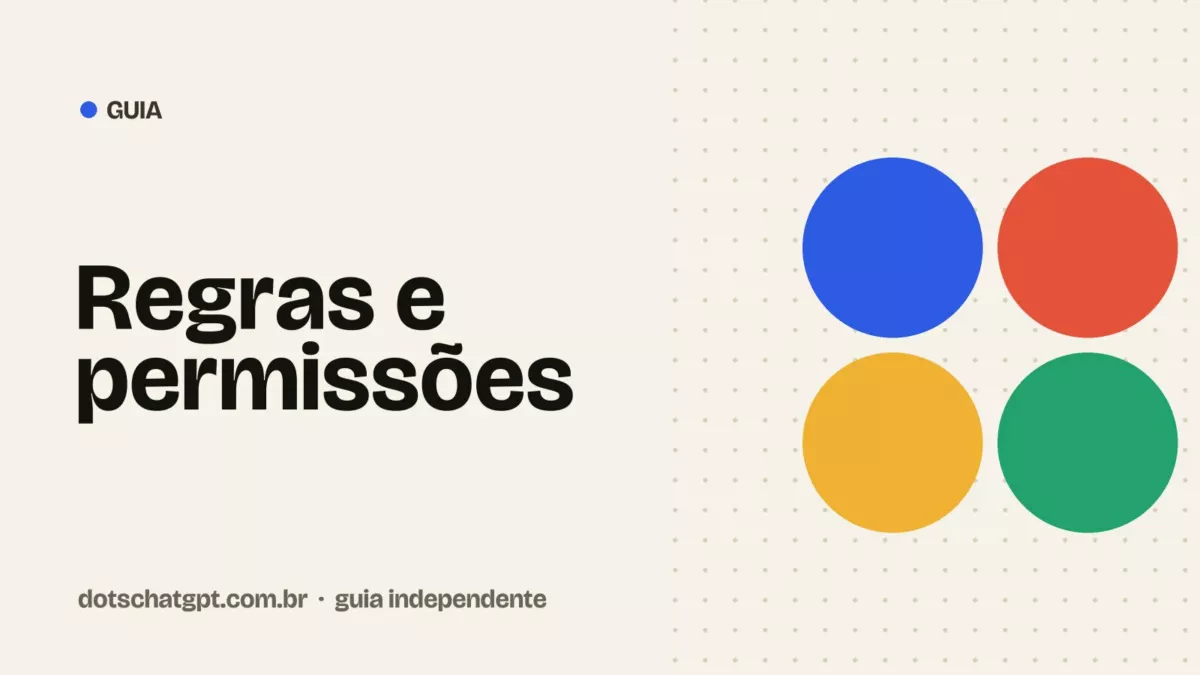 Ilustração do guia Dots: Regras e permissões