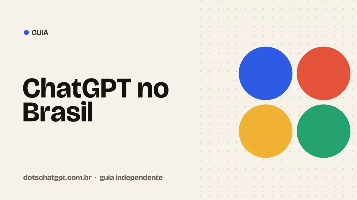 Ilustração do guia Dots: ChatGPT no Brasil