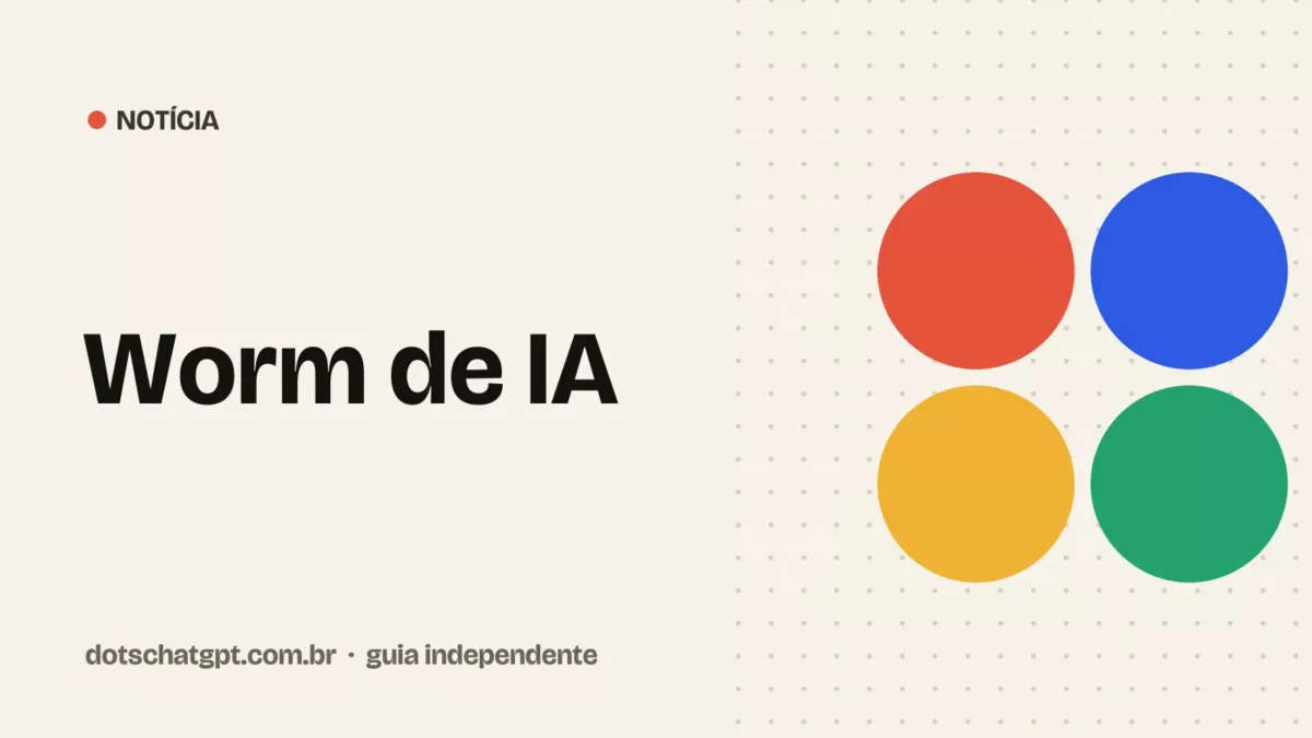 Ilustração do guia Dots: Worm de IA